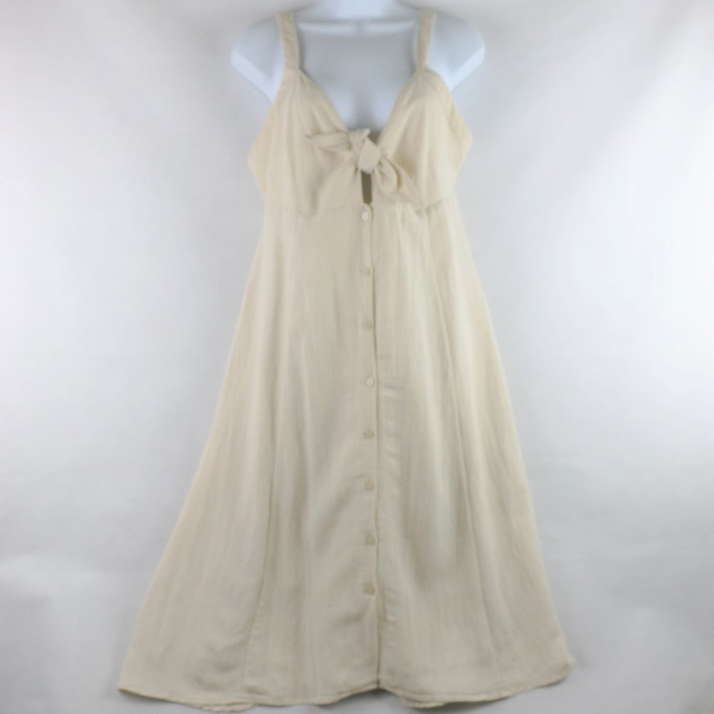 Tie Front Midi Dress